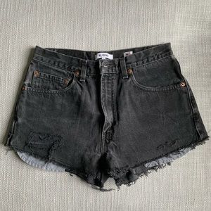 Levi’s redone denim shorts